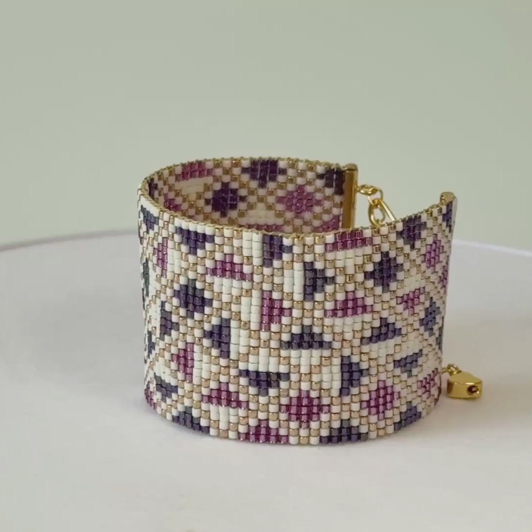 Pailey Bold Bracelet - Pink & Purple