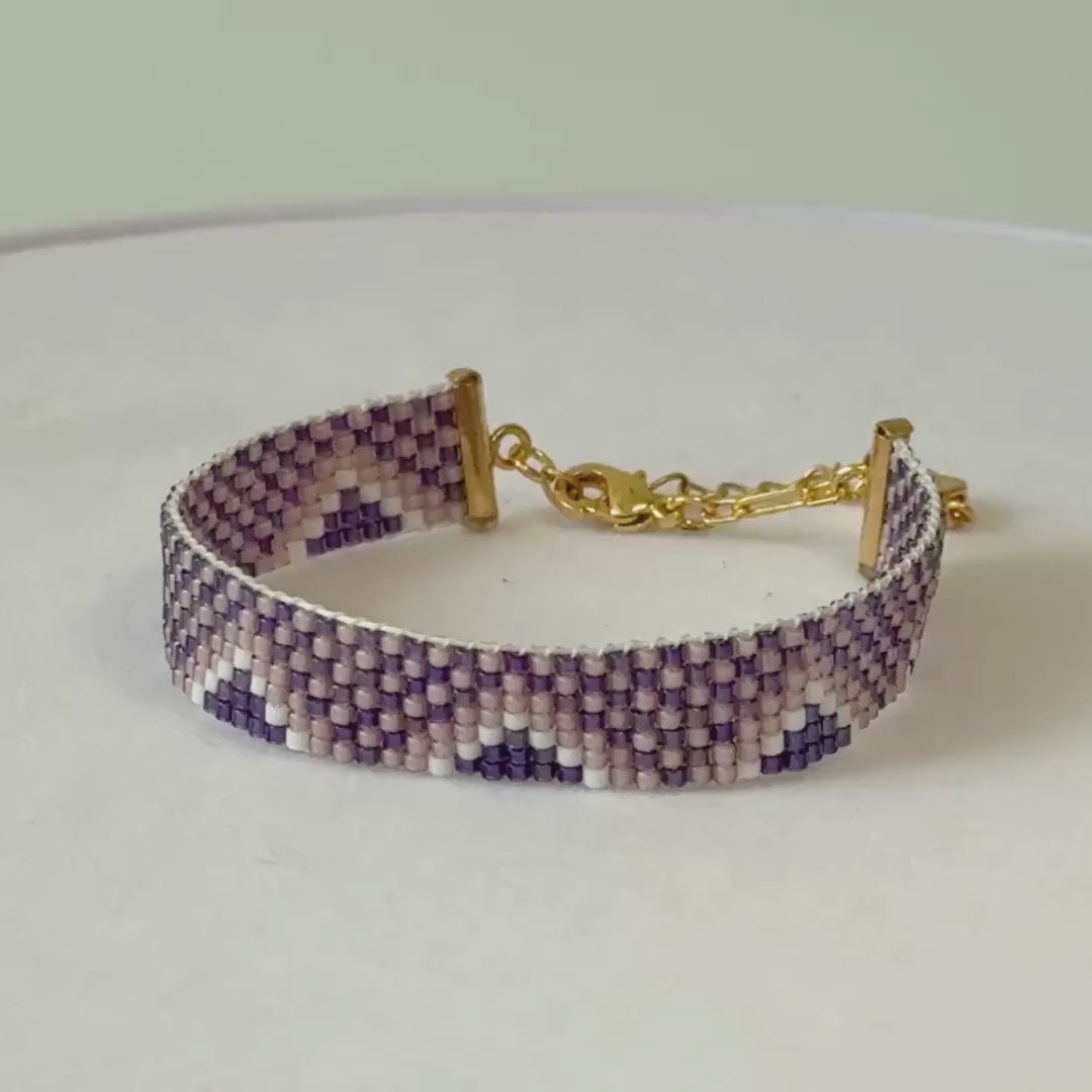 Kristina Minimalist Bracelet - Purple