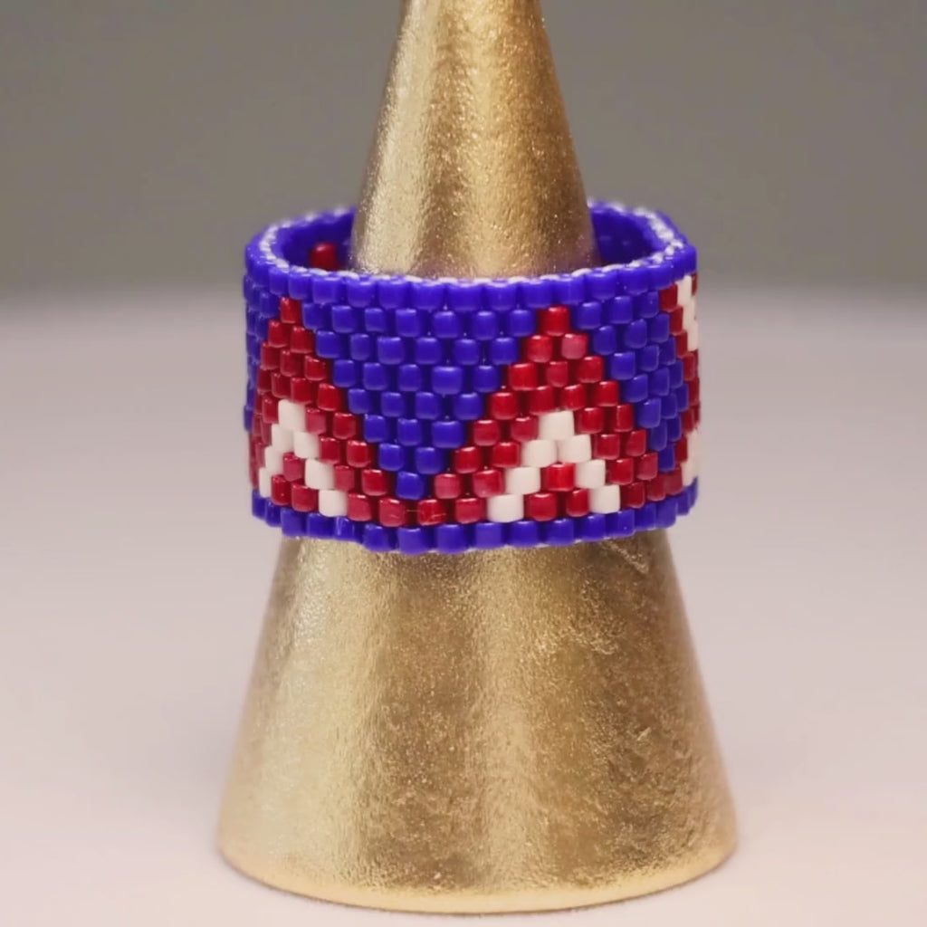 Joni Bold Ring - Blue