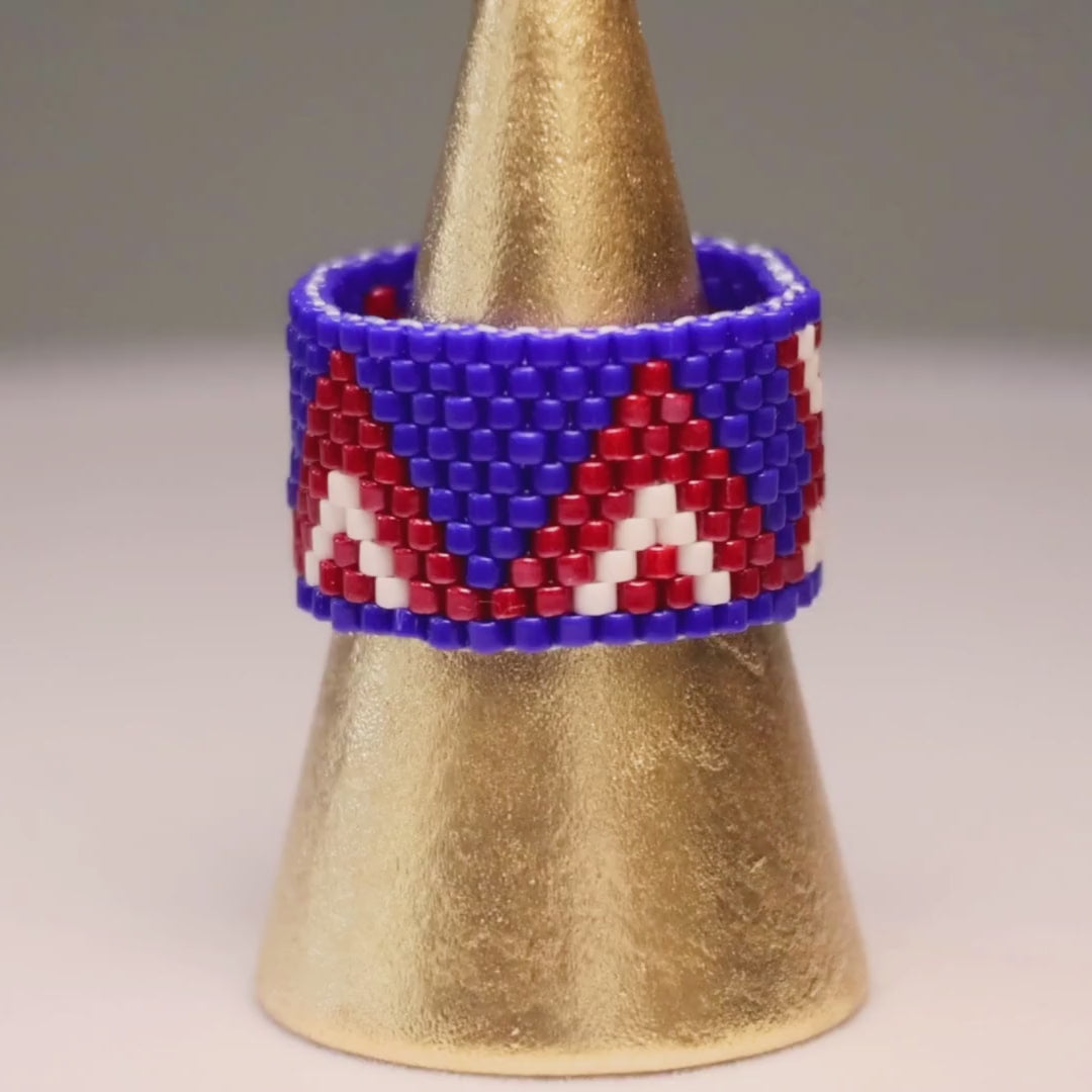 Joni Bold Ring - Blue