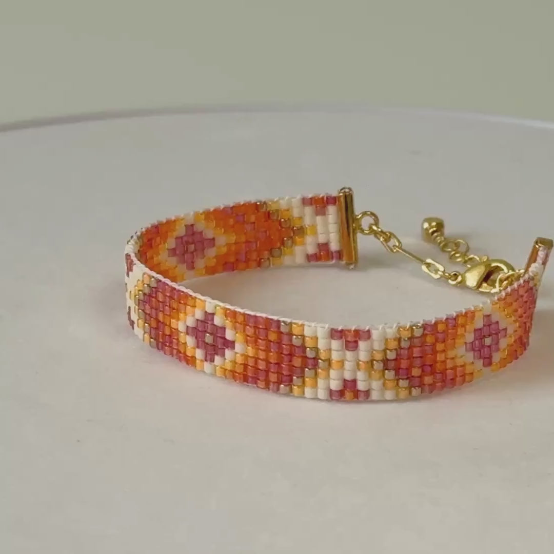 Sarah Minimalist Bracelet - Orange