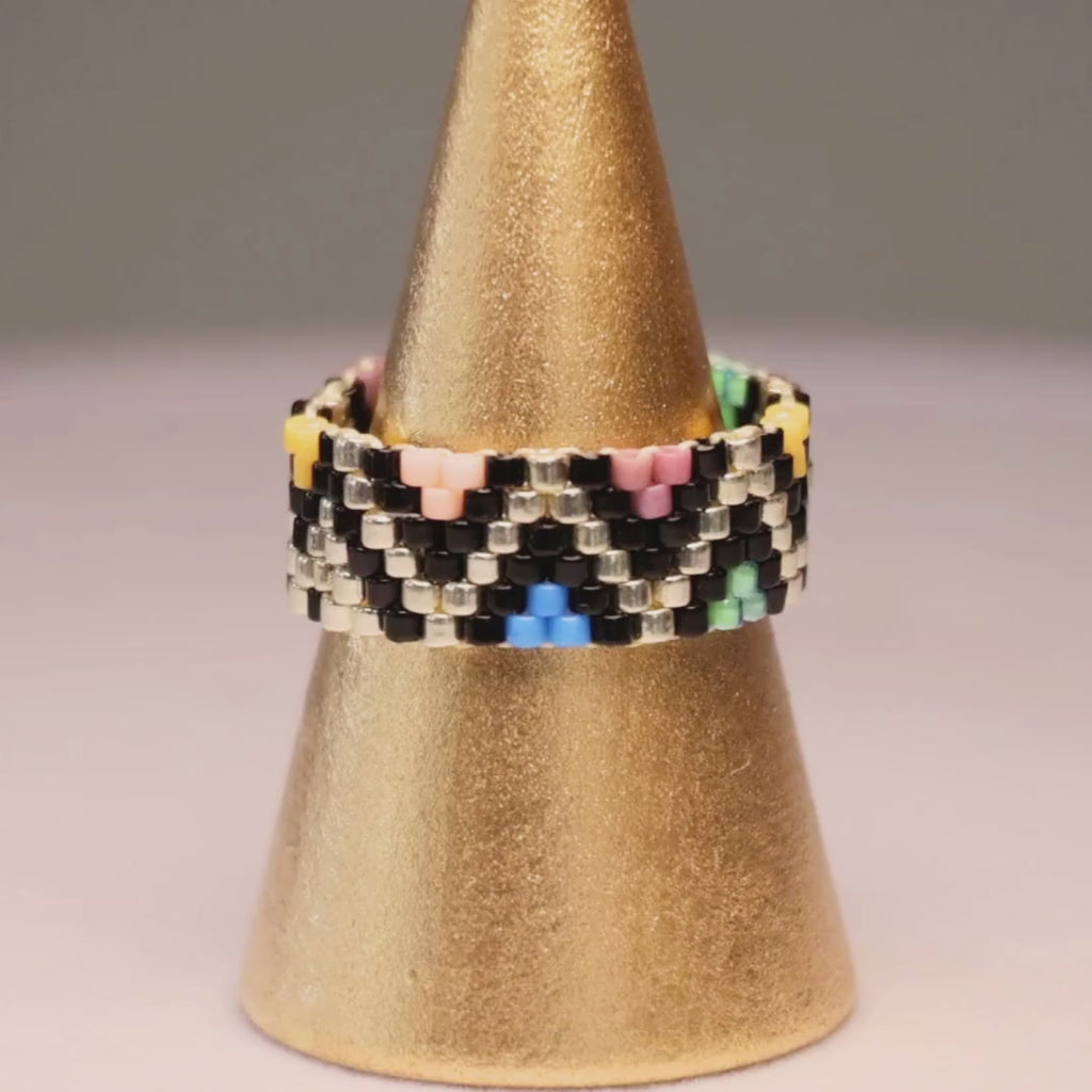 Pailey Minimalist Ring - Black