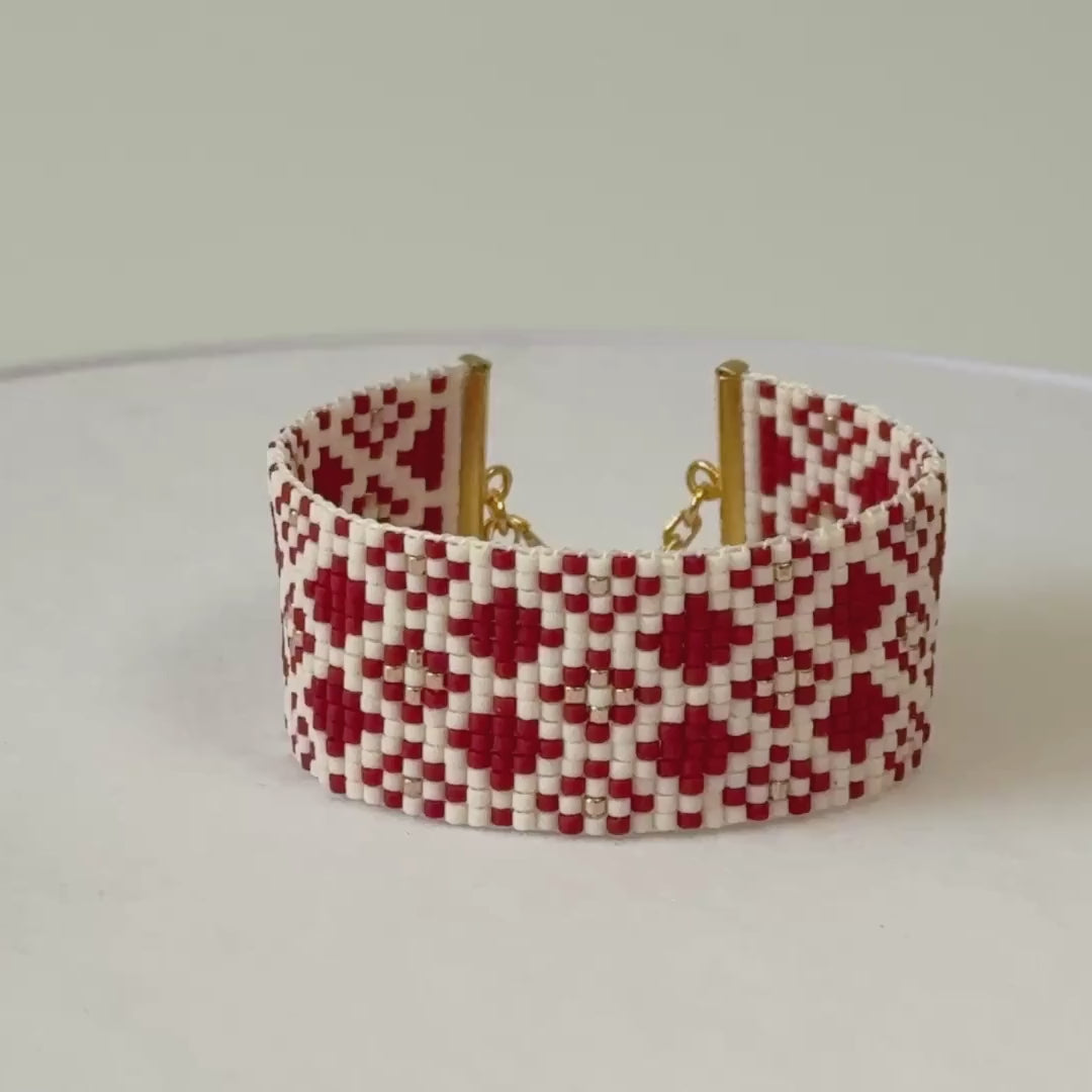 Elizabeth Classic Bracelet - Red