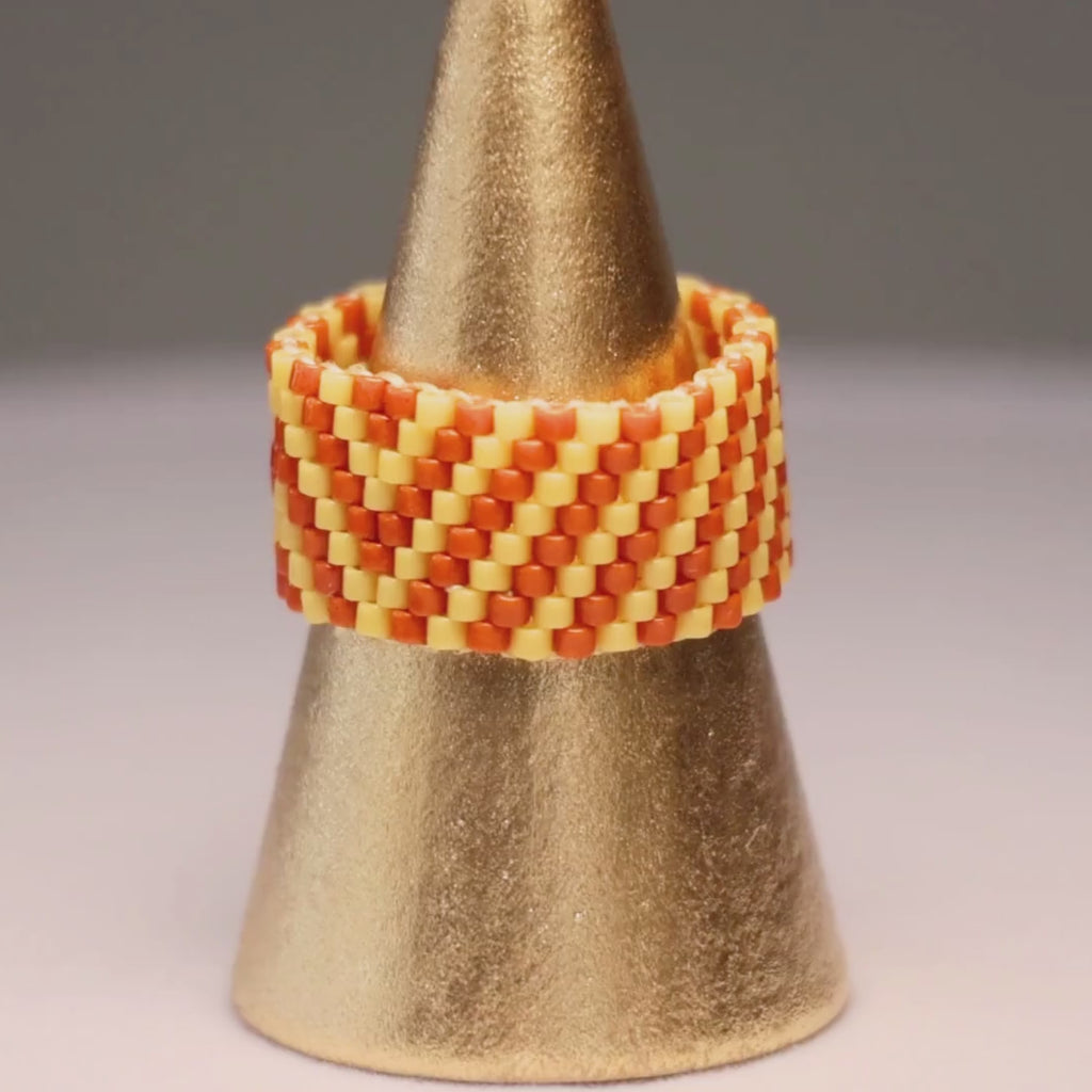 Sarah Classic Ring - Orange